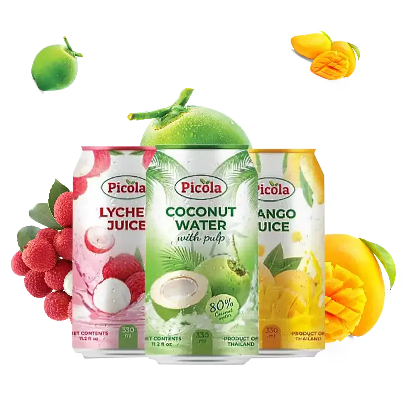 Picture of Delicious Picola Coconut, Lychee and Mango Juice